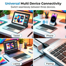 Teclado dobrável ultrafino com touchpad e suporte integrados