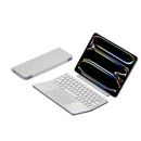 Teclado dobrável ultrafino com touchpad e suporte integrados
