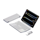 Teclado dobrável ultrafino com touchpad e suporte integrados