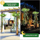 🌿40% DE DESCONTO!Luz solar suspensa em forma de relva – folhagem realista, luz branca quente, IP65 ✨