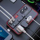 Carregador multifuncional para automóvel com tomadas de corrente alternada e USB