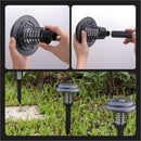 ☀️Luz solar com mata-mosquitos ✨ – Lâmpada de jardim para fixar no solo, mata-insetos UV e luz solar para caminhos🦟🚫