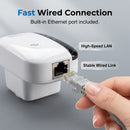Repetidor e amplificador de sinal Wi-Fi com velocidade de 300 Mb/s