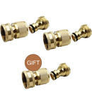 🔩 DESCONTO DE 50% POR TEMPO LIMITADO! ✨ Encaixe de ligação rápida em latão de 3/4" – À prova de ferrugem, sem fugas, universal