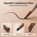 🖌️ 50% DE DESCONTO! Caneta para microblading de sobrancelhas – ponta em forma de garfo de 0,1 mm, traços semelhantes a fios de cabelo. À prova de água e de manchas. Sobrancelhas naturais em segundos! 💁‍♀️🌸