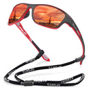 Óculos de sol para desportos ao ar livre para homem 2023 com lentes polarizadas antirreflexo