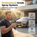 🏆Pistola de água de alta pressão💦Pega ergonómica • Bocal amplificador • Mangueira incluída - Lavagem potente do carro🚗 Regar o jardim🌻Fácil de usar!👍