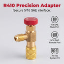 HVAC Refrigerant Charging Safety Valves