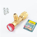HVAC Refrigerant Charging Safety Valves
