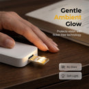 Mini luz noturna LED portátil com EU