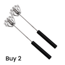 🍳 Um prático auxiliar de cozinha! Batedor manual com cabo antiderrapante, em aço inoxidável e resistente, a um preço acessível!