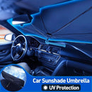 🚗🌂❄Guarda-chuva para para-brisas do carro - Guarda-chuva dobrável para carro com proteção solar para carros com proteção UV (proteção de isolamento térmico) para para-brisas de automóveis