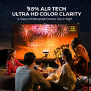📺 50% DE DESCONTO AGORA! ✨ Ecrã de projeção de alta definição — 120 polegadas na diagonal com superfície branca mate para uma experiência de cinema em casa com imagem cristalina 🎬🌟