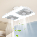 Ventilador de teto moderno 2 em 1 com luz LED – Com controlo remoto ❄️💡🌀🏠