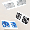 Ventilador de teto moderno 2 em 1 com luz LED – Com controlo remoto ❄️💡🌀🏠