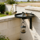 Bebedouro para pássaros em metal para fixação na parede – Acabamento em bronze antigo 🐦🛁🧱🏡