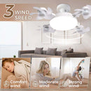 🌀 50% DE DESCONTO! 💡 Ventilador de teto com casquilho E27 – Ventilador LED 2 em 1 silencioso com comando à distância – Refrigeração e iluminação num só aparelho 🏠