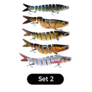 Isca de pesca biônica com vários segmentos