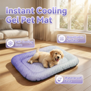 🐶🐱❄️Tapete de gel refrescante para animais de estimação – Almofada refrescante para o calor do verão – Tapete respirável, não tóxico e refrescante para cães e gatos