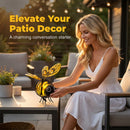 🐝Luz solar em forma de abelha para pendurar no exterior — O presente perfeito para mães que adoram plantas ou, literalmente, para qualquer pessoa que sorria❤️