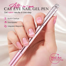 Caneta de gel para unhas «Cat Eye» tudo-em-um