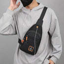 🎒50% RABATT! Vanntett skulderveske med flere lommer & hodetelefonutgang