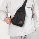 🎒50% RABATT! Vanntett skulderveske med flere lommer & hodetelefonutgang