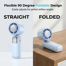 🔥 Promoção de Verão 📢 60% DE DESCONTO (Antes 59,99 €, Agora 25,99 €)!! ⚡ Mais de 50 mil unidades vendidas! ❄ Ventilador portátil dobrável com ecrã LED