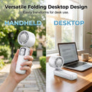 🔥 Promoção de Verão 📢 60% DE DESCONTO (Antes 59,99 €, Agora 25,99 €)!! ⚡ Mais de 50 mil unidades vendidas! ❄ Ventilador portátil dobrável com ecrã LED
