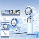 🔥 Promoção de Verão 📢 60% DE DESCONTO (Antes 59,99 €, Agora 25,99 €)!! ⚡ Mais de 50 mil unidades vendidas! ❄ Ventilador portátil dobrável com ecrã LED
