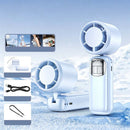 🔥 Promoção de Verão 📢 60% DE DESCONTO (Antes 59,99 €, Agora 25,99 €)!! ⚡ Mais de 50 mil unidades vendidas! ❄ Ventilador portátil dobrável com ecrã LED