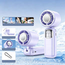 🔥 Promoção de Verão 📢 60% DE DESCONTO (Antes 59,99 €, Agora 25,99 €)!! ⚡ Mais de 50 mil unidades vendidas! ❄ Ventilador portátil dobrável com ecrã LED