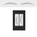 Kit de carimbos para sobrancelhas com efeito microblading à prova de água