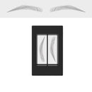 Kit de carimbos para sobrancelhas com efeito microblading à prova de água